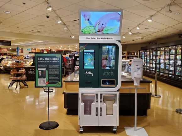 Heinen's 引入沙拉机器人 Sally，应对疫情下自助餐台关闭