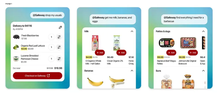Safeway 插件登陆 ChatGPT,Albertsons 拓展 AI 购物体验